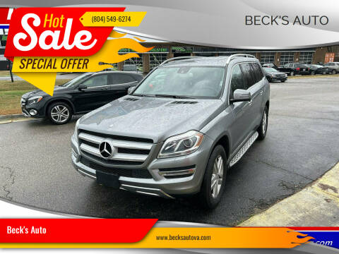 2015 Mercedes-Benz GL-Class for sale at Beck's Auto in Chesterfield VA