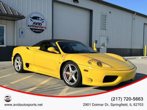 2003 Ferrari 360 Spider for sale at AVID AUTOSPORTS in Springfield IL