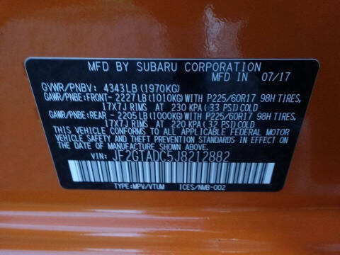 2018 Subaru Crosstrek 2.0i Premium