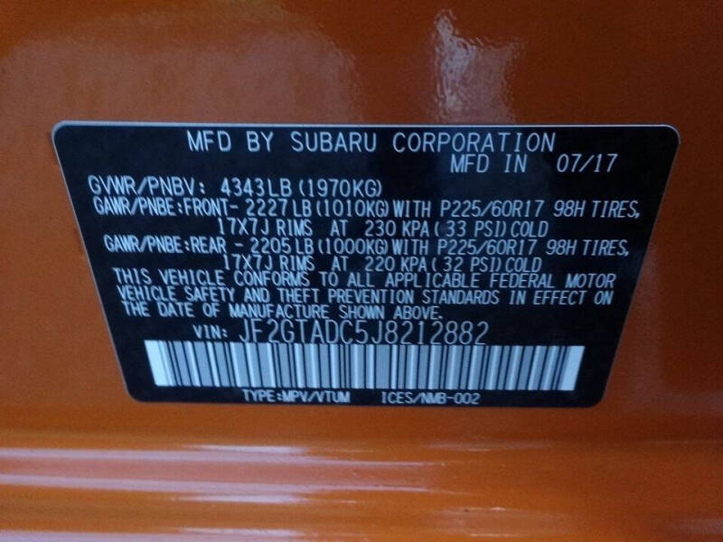 2018 Subaru Crosstrek 2.0i Premium