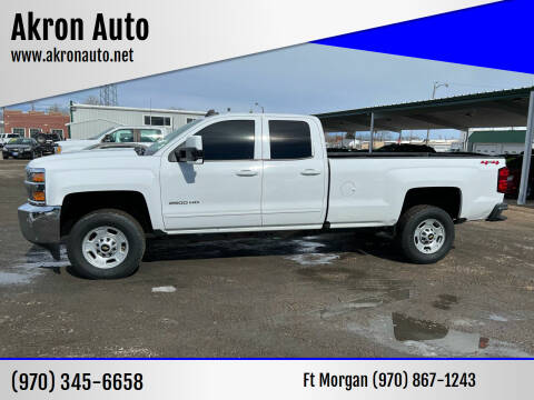 2019 Chevrolet Silverado 2500HD for sale at Akron Auto - Fort Morgan in Fort Morgan CO
