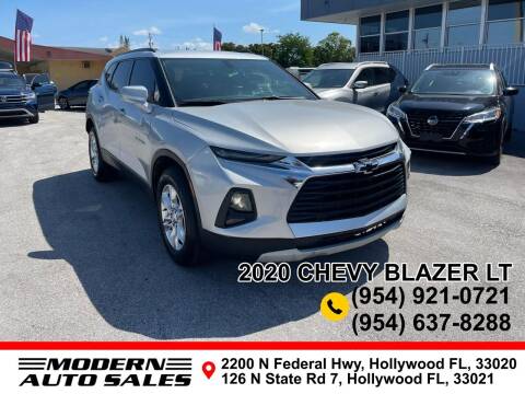 2020 Chevrolet Blazer for sale at Modern Auto Sales in Hollywood FL