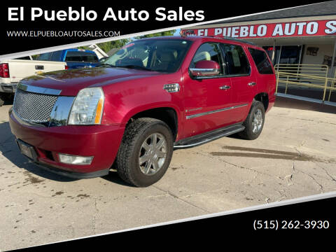 2007 Cadillac Escalade for sale at El Pueblo Auto Sales in Des Moines IA