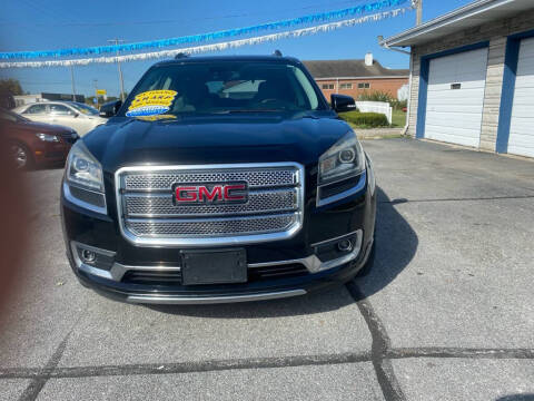 2016 GMC Acadia for sale at Tonys Auto Sales Inc in Wheatfield IN