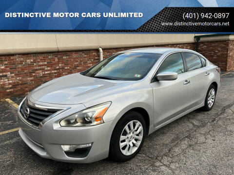 2014 Nissan Altima for sale at DISTINCTIVE MOTOR CARS UNLIMITED in Johnston RI