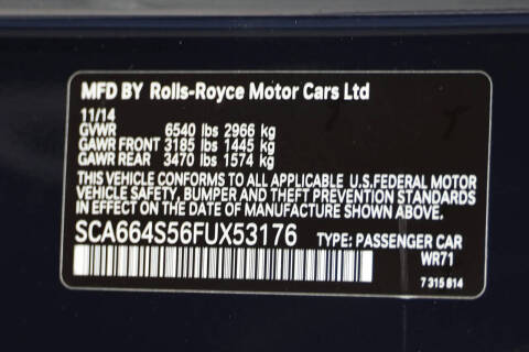 2015 Rolls-Royce Ghost