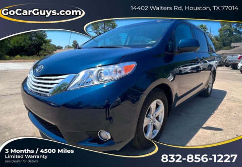 2011 Toyota Sienna for sale at Gocarguys.com in Houston TX