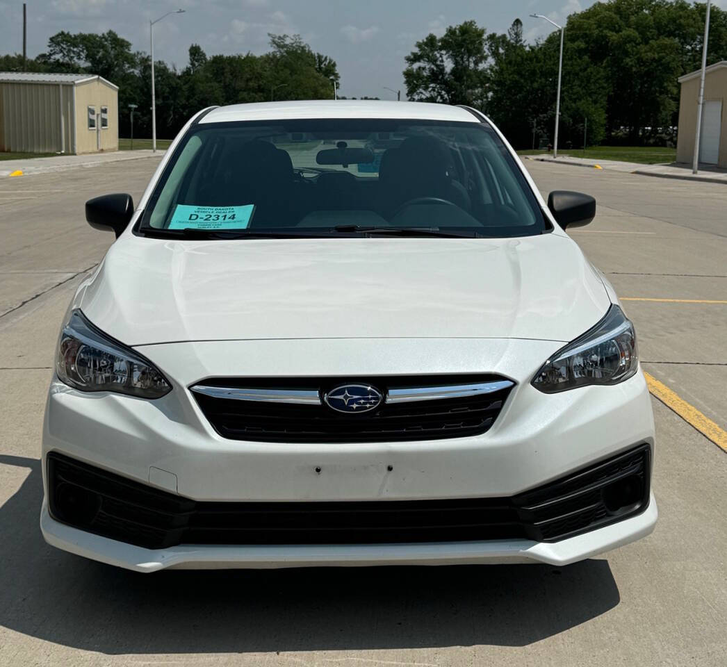 2020 Subaru Impreza for sale at Corbin Cars in Hurley, SD