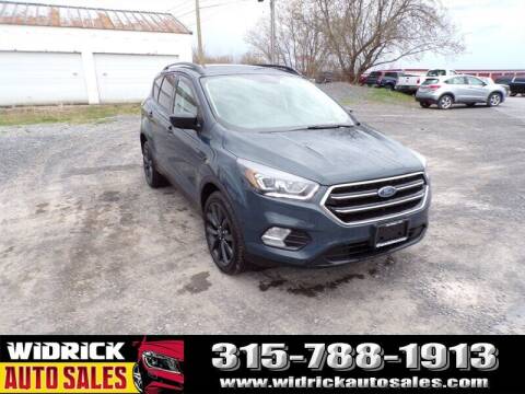 2019 Ford Escape for sale at Widrick Auto Sales in Watertown NY