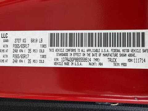 2011 RAM Dakota