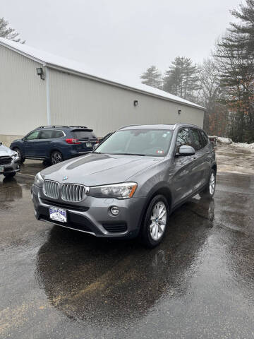 2017 BMW X3 for sale at BELKNAP SUBARU in Tilton NH