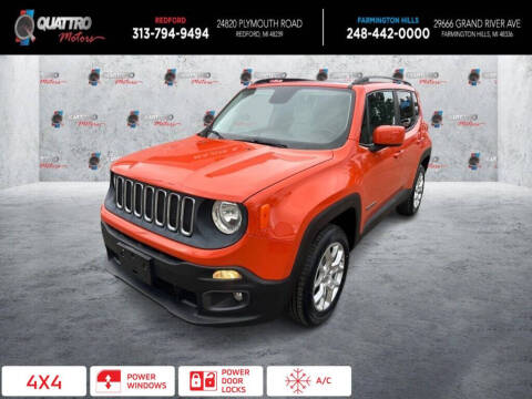 2015 Jeep Renegade for sale at Quattro Motors 2 in Farmington Hills MI