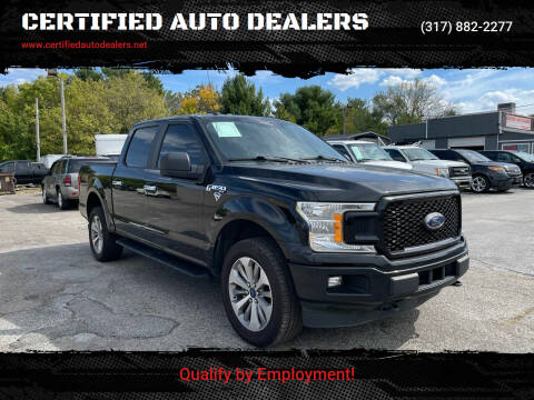 2018 Ford F-150 for sale at CERTIFIED AUTO DEALERS in Greenwood IN