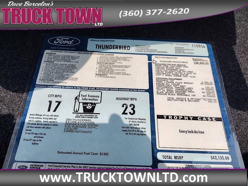 2004 Ford Thunderbird Deluxe