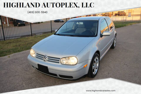 2000 Volkswagen Golf for sale at Highland Autoplex, LLC in Dallas TX