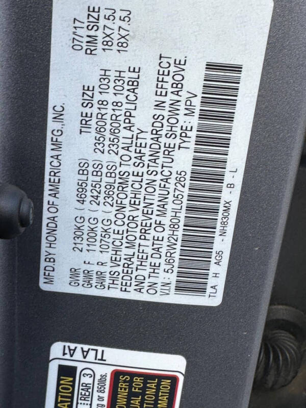 2017 Honda CR-V EX-L