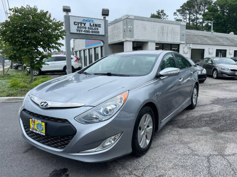 2015 Hyundai Sonata Hybrid for sale at City Line Auto Sales in Norfolk VA