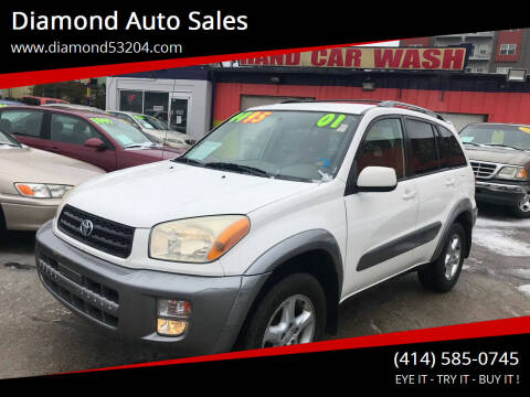 2001 Toyota RAV4 for sale at DIAMOND AUTO SALES LLC in Milwaukee WI