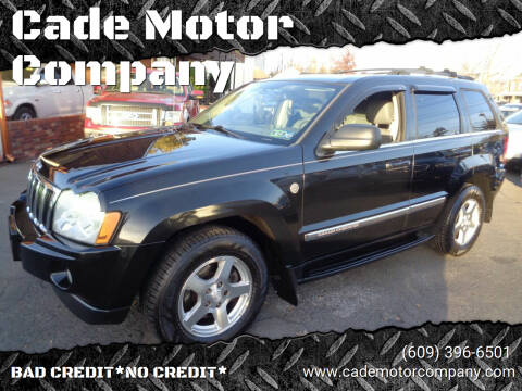 2005 Jeep Grand Cherokee for sale at Cade Motor Company in Lawrence Township NJ
