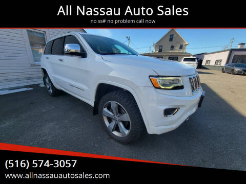 2016 Jeep Grand Cherokee for sale at All Nassau Auto Sales in Nassau NY