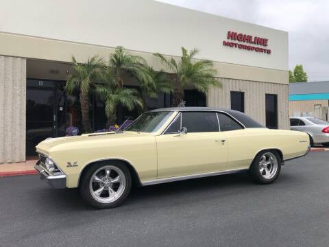 1966 Chevrolet Chevelle for sale at HIGH-LINE MOTOR SPORTS in Brea CA