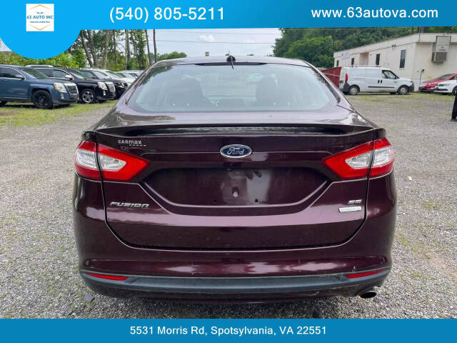 2013 Ford Fusion for sale at 63 Auto Inc in Spotsylvania, VA