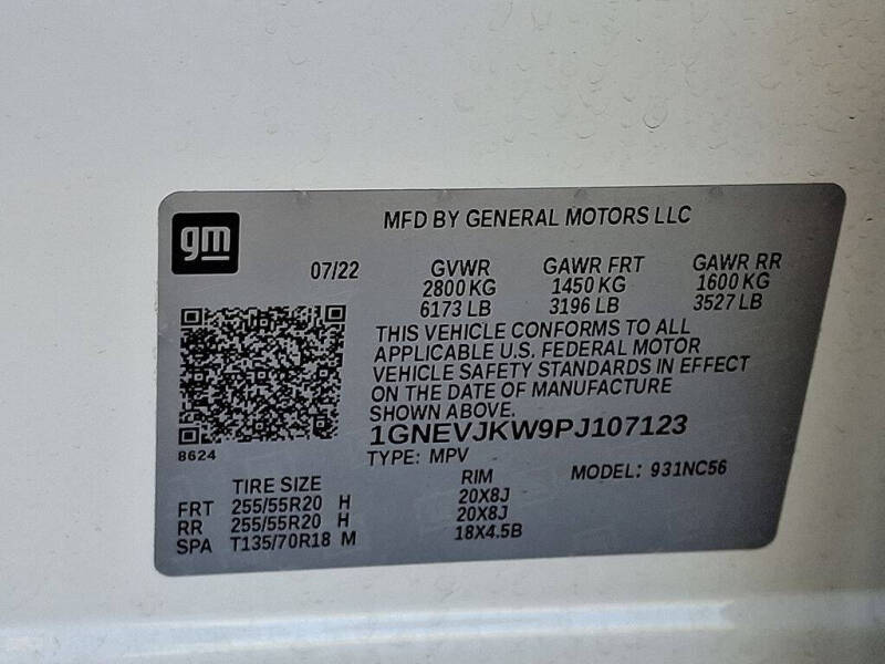 2023 Chevrolet Traverse RS