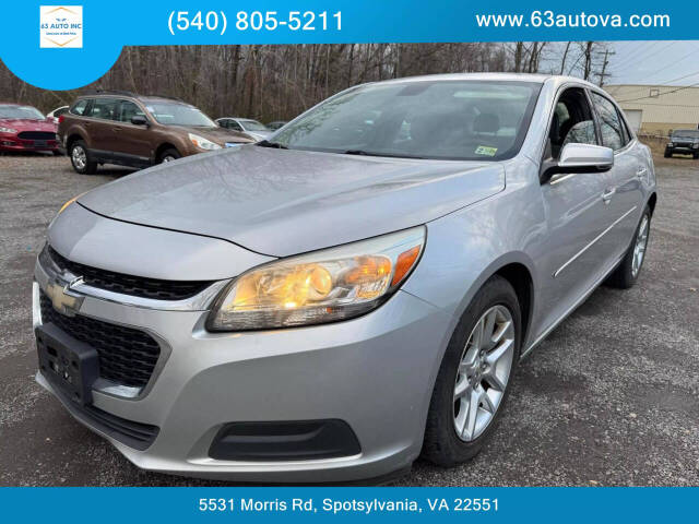 2014 Chevrolet Malibu for sale at 63 Auto Inc in Spotsylvania, VA