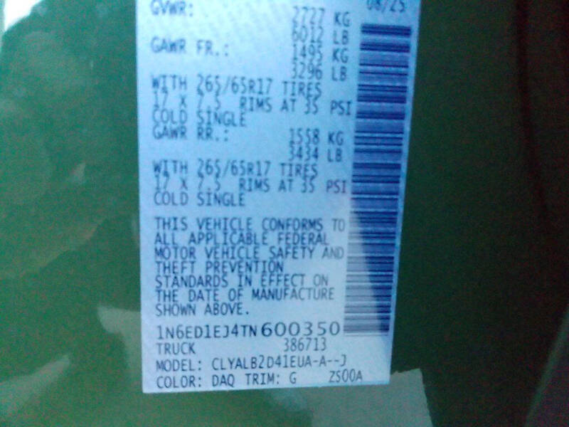 2026 Nissan Frontier SV