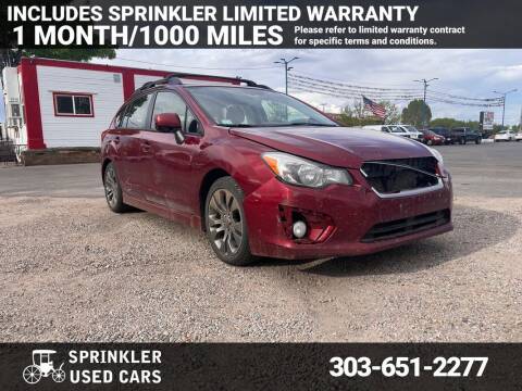 2013 Subaru Impreza for sale at Sprinkler Used Cars in Longmont CO