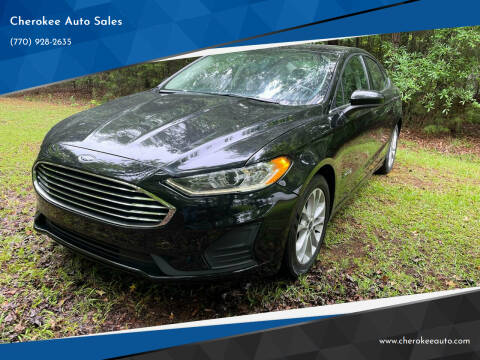 2019 Ford Fusion Hybrid for sale at Cherokee Auto Sales "South" in Mcdonough GA