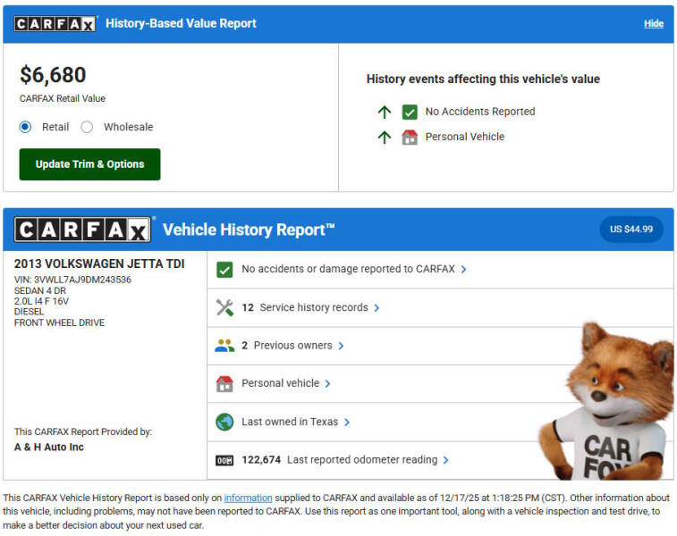 2013 Volkswagen Jetta TDI