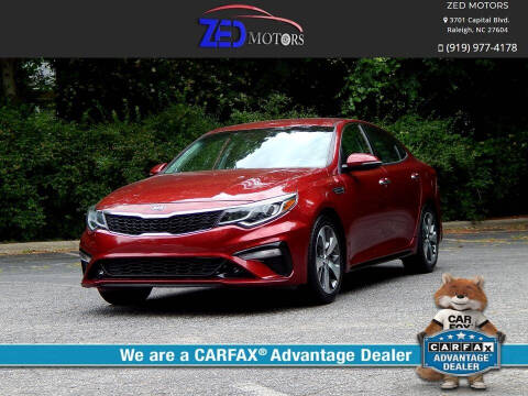 2019 Kia Optima for sale at Zed Motors in Raleigh NC