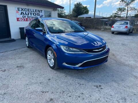 2015 Chrysler 200 for sale at Excellent Autos of Orlando in Orlando FL