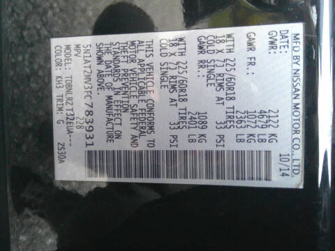 2015 Nissan Rogue SL