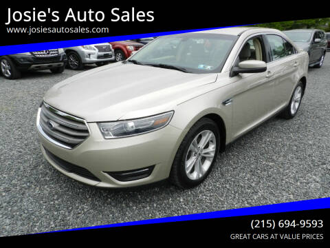 2017 Ford Taurus for sale at Josie's Auto Sales in Gilbertsville PA