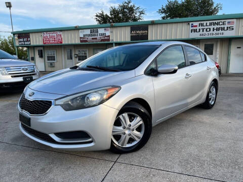2014 Kia Forte for sale at Aria Affordable Cars LLC in Arlington TX