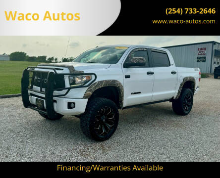 2018 Toyota Tundra for sale at Waco Autos in Lorena TX