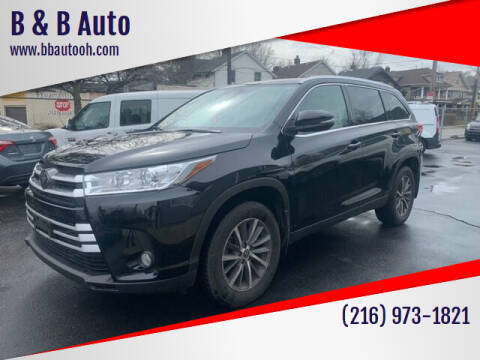 2019 Toyota Highlander for sale at B & B Auto in Cleveland OH