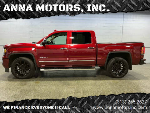 2018 GMC Sierra 1500 for sale at ANNA MOTORS, INC. in Detroit MI