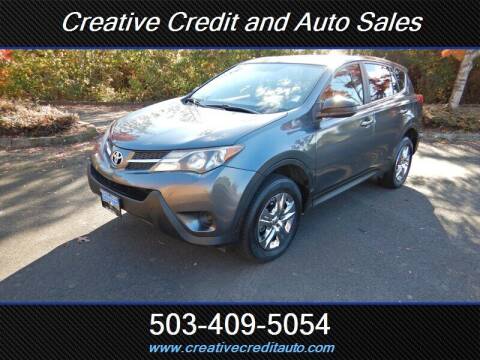 2015 Toyota RAV4 for sale at Creative Credit & Auto Sales in Salem OR
