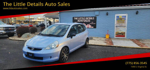 2008 Honda Fit for sale at The Little Details Auto Sales in Reno NV