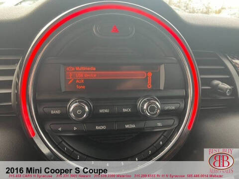 2016 MINI Hardtop 2 Door Cooper S