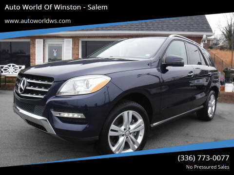 2015 Mercedes-Benz M-Class for sale at Auto World Of Winston - Salem in Winston Salem NC