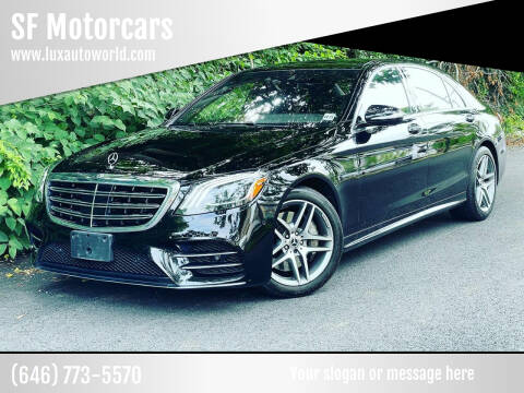 2019 Mercedes-Benz S-Class for sale at SF Motorcars in Staten Island NY