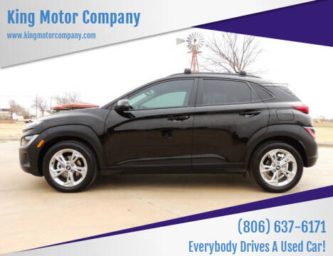 2022 Hyundai Kona for sale at King Motor Company in Brownfield TX