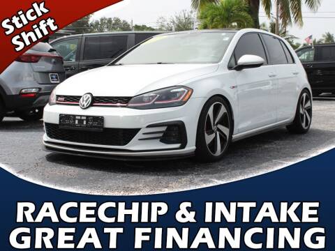 2019 Volkswagen Golf GTI for sale at Palm Beach Auto Wholesale in Lake Park FL