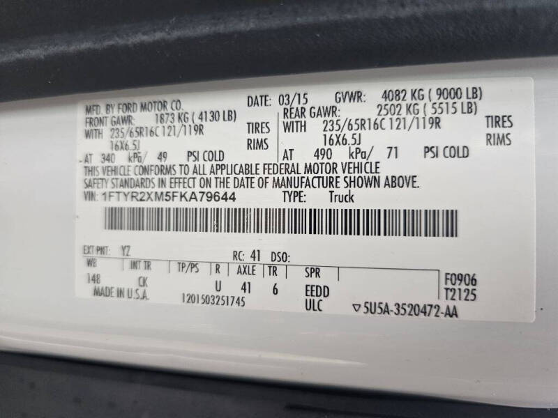 2015 Ford Transit 250