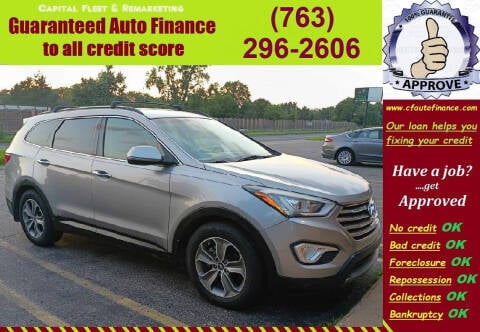 2014 Hyundai Santa Fe for sale at Capital Fleet  & Remarketing  Auto Finance - Capital Fleet & Remarketing Auto Finance in Ham Lake MN