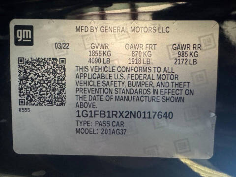 2022 Chevrolet Camaro LT